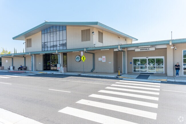 The Redding Regional Airport offers direct flights to Denver and Los Angeles.