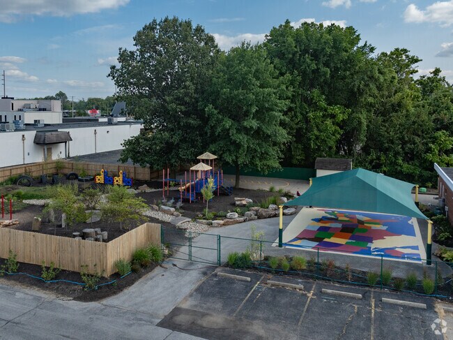 Montessori Academy has students in PK up to Kindergarten.