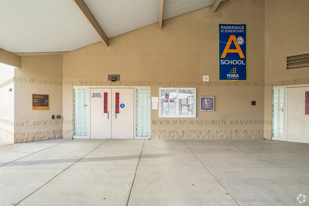 The office entrance at Parkridge Elementary School in Peoria.