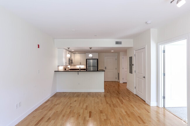 1 BR, 1 BA - 740SF - Living Space & Kitchen