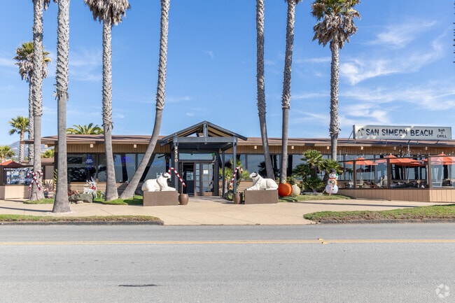 San Simeon Beach Bar and Grill is a hot spot for locals.
