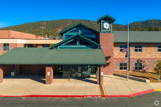 Students attend Woodland Park High School in neighboring Woodland Park.