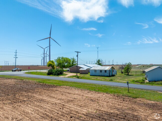 Snyder is home to many farms and oil wells.