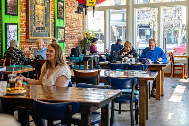 Local cafes in downtown Chelsea bustle with life just west of Sylvan Township.