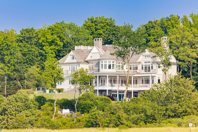 Homes surrounded by lush greenery makes for shady living in Nissequogue.