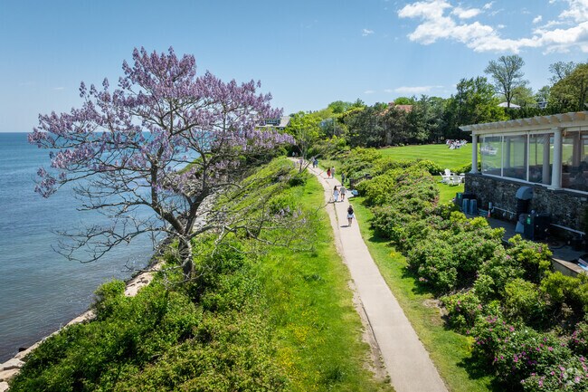 Experience the breathtaking natural beauty of Newport as you stroll along the Cliff Walk.