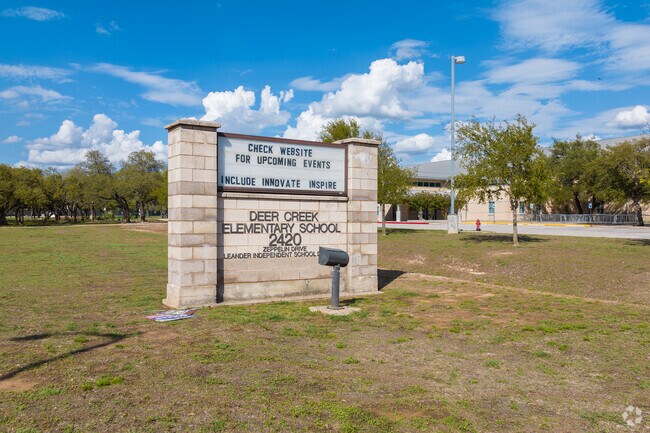 Deer Creek Elementary's mission is to include, innovate, and inspire all students in Cedar Park.