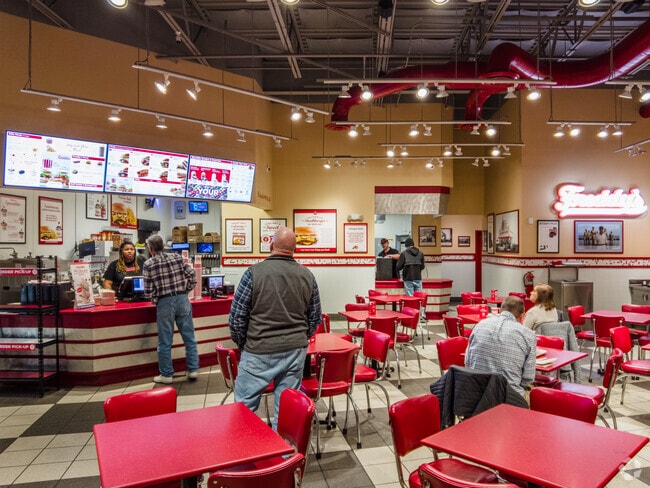 Savor mouthwatering burgers and fries at Freddy's, Berea's favorite spot.