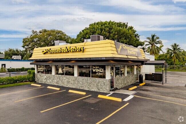 Spanky's Cheesesteak & Wings Factory is a local favorite in the Margate Estates neighborhood.