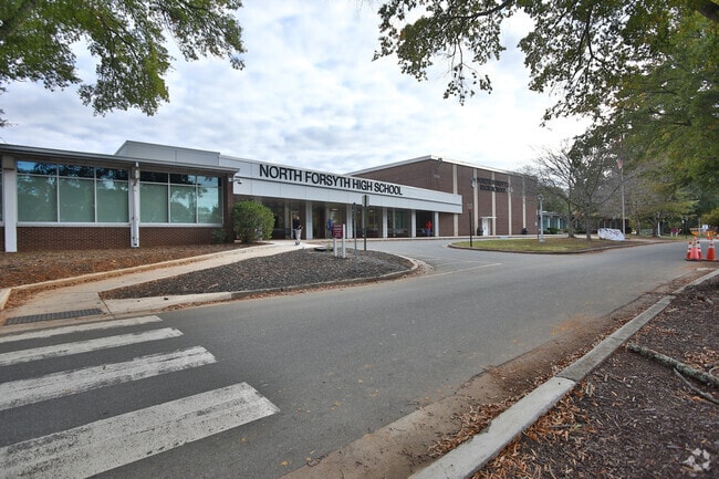 North Forsythe High is the last stop before Northlake students venture off to college.