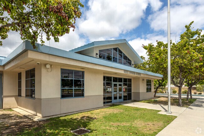 The school building of the Rock Springs Elementary School in Escondido.