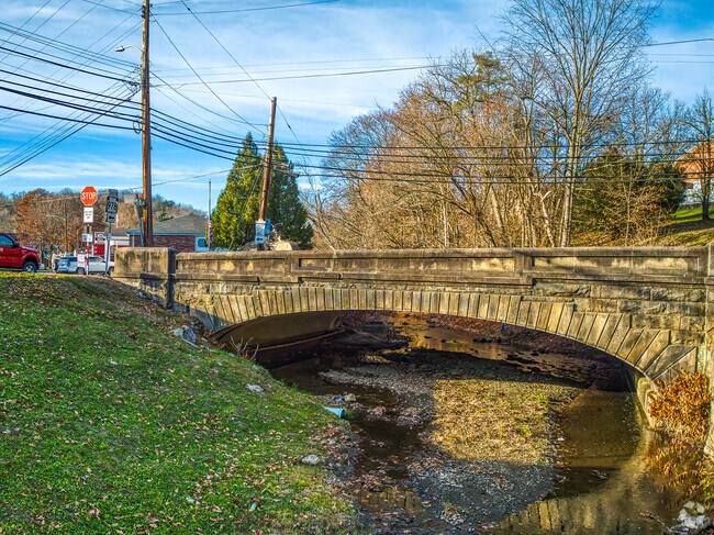 This small historic bridge connects residents of Oakdale, PA, to the business district.