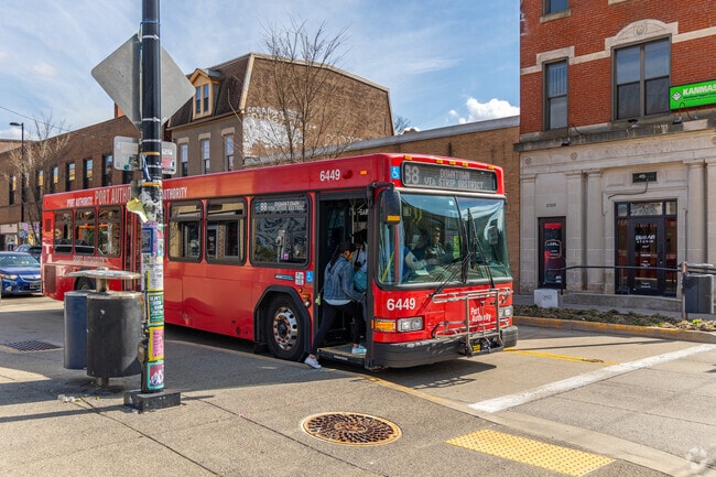 Public transportation is easy to access if you head down to Penn Ave in Garfield.