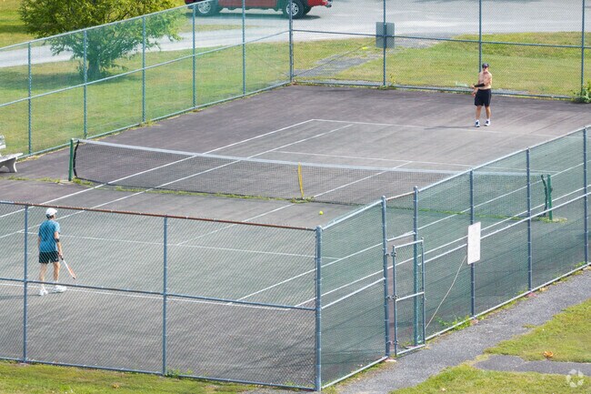Bozenkill Park in Altamont offers tennis courts and more for active visitors.