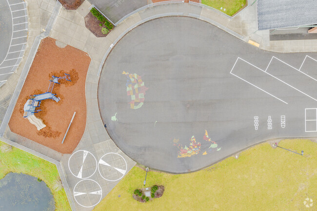 Overhead at Nelson Elementary School.