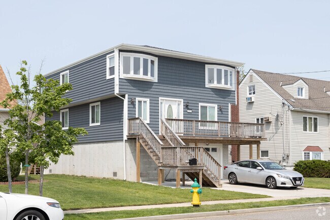 Many residents have raised their homes onto cement slabs since Hurricane Sandy hit in 2012.