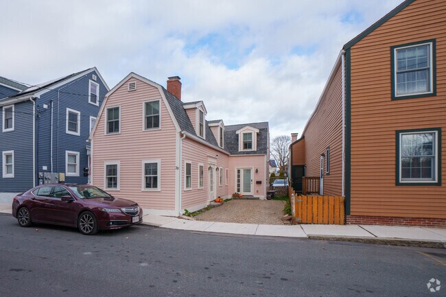 Renovated Dutch Colonial-style homes are a modern and unique look in Derby Street.