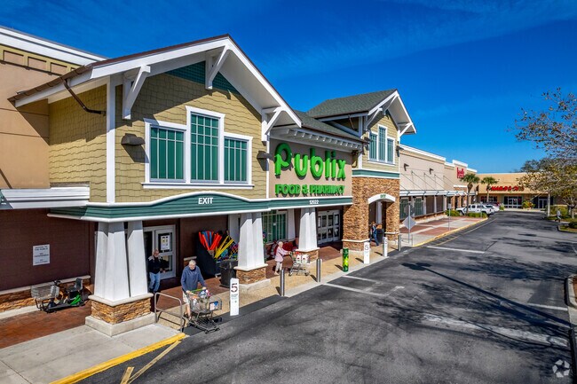 Indian Rock shopping center is home to Publix and a collection of fast-food restaurants.