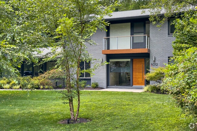 Some homes in Carderock Springs have modern renovations.