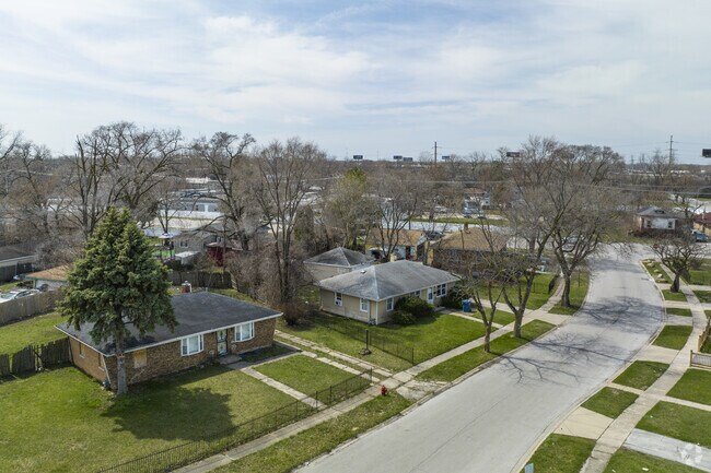 Quiet neighborhood streets and trees adorn Dixmoor’s collection of single-family homes