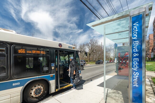 The ferry is roughly a 12-minute bus ride for Silver Lake residents commuting convenience.