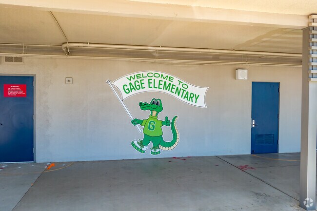 Gage Elementary School takes pride in a strong education.