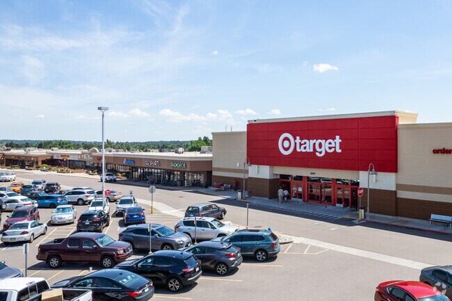 The Target at Academy Place Shopping Center in Garden Ranch, Colorado.