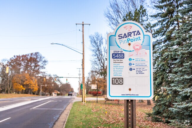 Grab a SARTA bus and head downtown at one of the many stops in the Plain Township neighborhood.