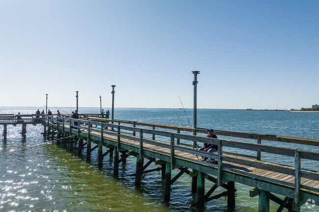 Monitor-Merrimac Overlook Park features a fishing pier and is popular among locals.