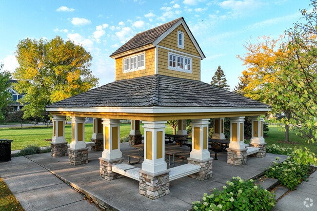 The Linfield Park pavilion is a great place for a picnic in Albertville.