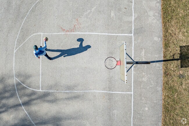 Shoot some hoops at the Cannon Park basketball court.