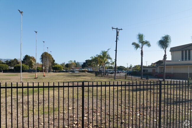 The Howard School has a lrge sports field.
