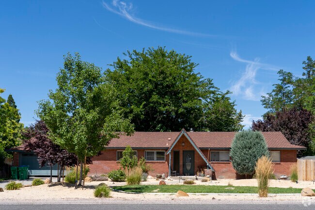 Hidden Valley has homes that have been around for decades, like this class brick Ranch home.