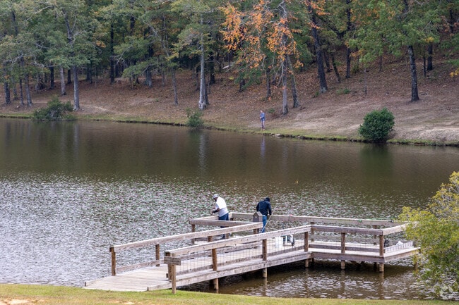 Ellerslie Park offers fishing from peers or along its many walking trails.
