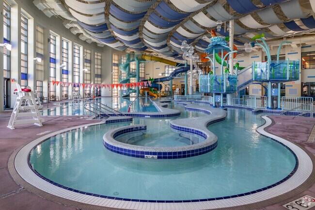 The Kroc Center Hampton Roads is next to Bruce's Park and has an indoor water park.