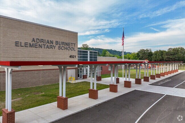 Adrian Burnett Elementary School received a score of B- from Niche.