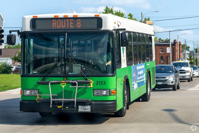 Cedar Rapids Transit serves the residents of Ellis Harbor, to get around the area.