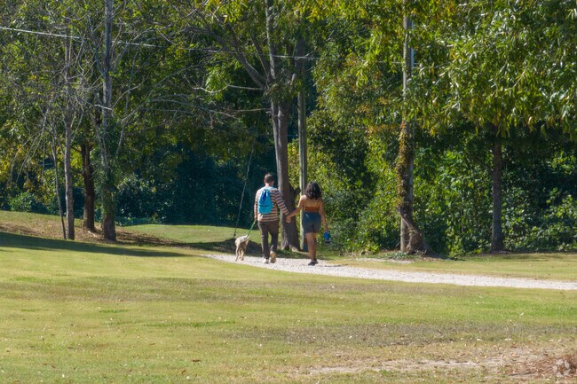 Sam Harris Park in Northwest Auburn has sidewalks and green spaces to walk and play.