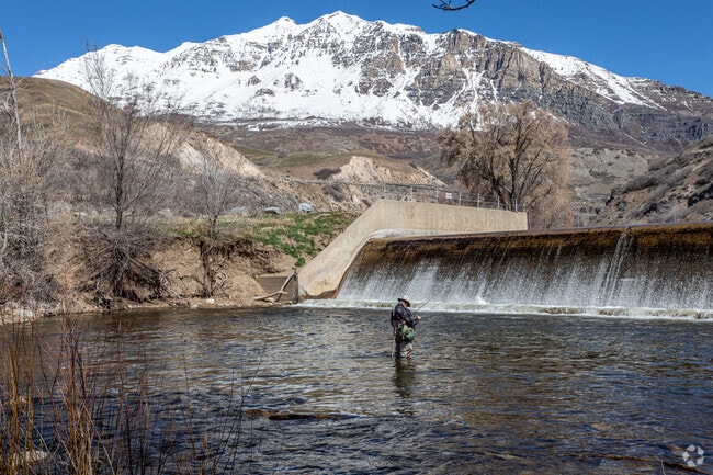 Fly fishing on the Provo River is just minutes from Downtown Provo homes.
