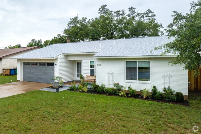 The single-story ranch got a fresh coat of paint in Deerfield At Brodie.