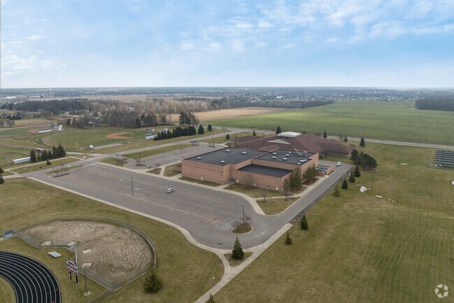 Side view of St. Johns Middle School.
