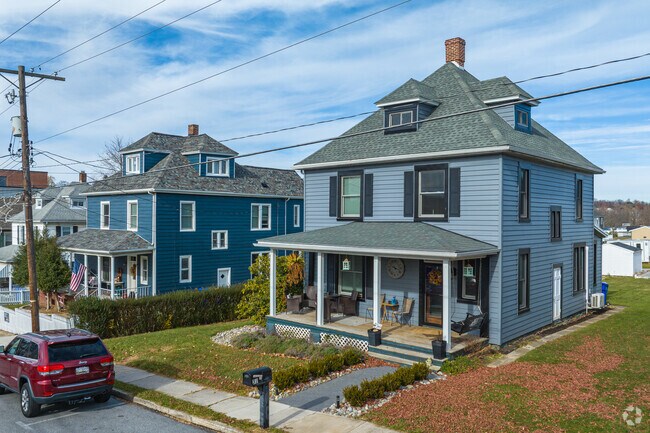Classic Four Square homes typically come with plenty of street parking in New Freedom.