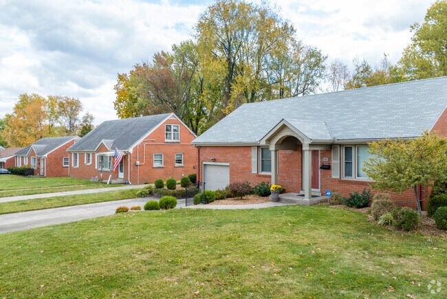 Brick ranch homes dominate the housing options in Zandale.