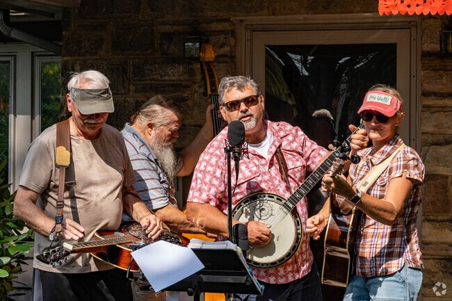 PorchRokr festival in Highland Square features live music on neighborhood porches.