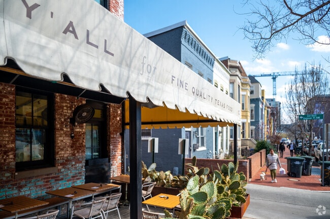 Republic Cantina in Truxton Circle has plenty of outdoor seating for guests.