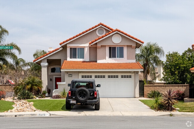 Beautiful landscape multi story single family home