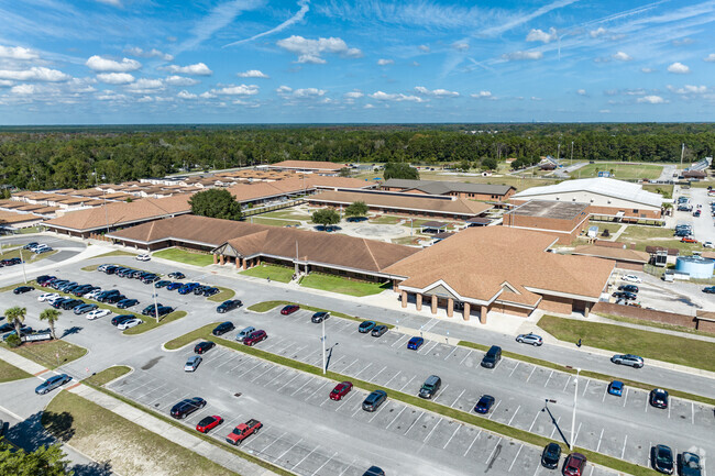 There is adequate parking for staff and students at Ridgeview High School.