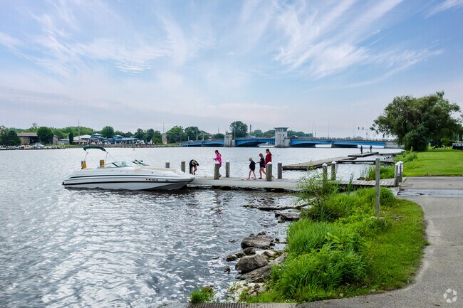 Rainbow Park is popular for its boat launch and casting docks as well as playground.
