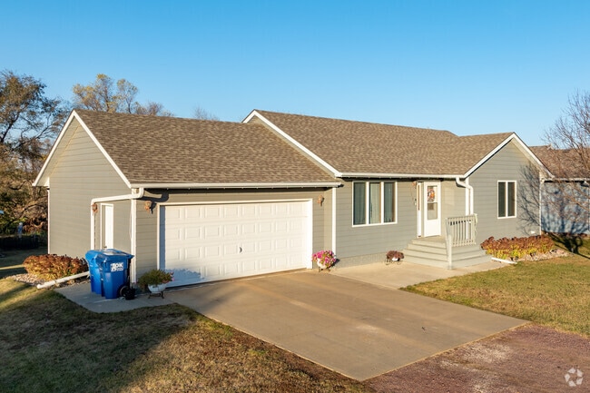 Many Meadow View Addition homes have a two car garage.