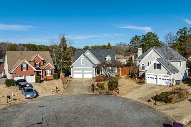 Find classic two-story traditional homes throughout Sandy Plains.